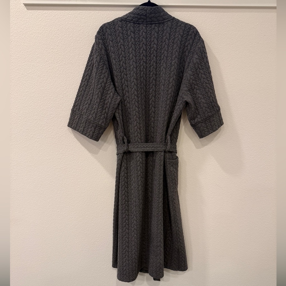 Bollie Brand Women's Comfy Gray Robe - Picture 6 of 11